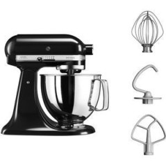 KitchenAid Artisan 5KSM125EOB Stand Mixer 4.8L - Black Onyx | Powerful, Stylish & Versatile Kitchen Essential
